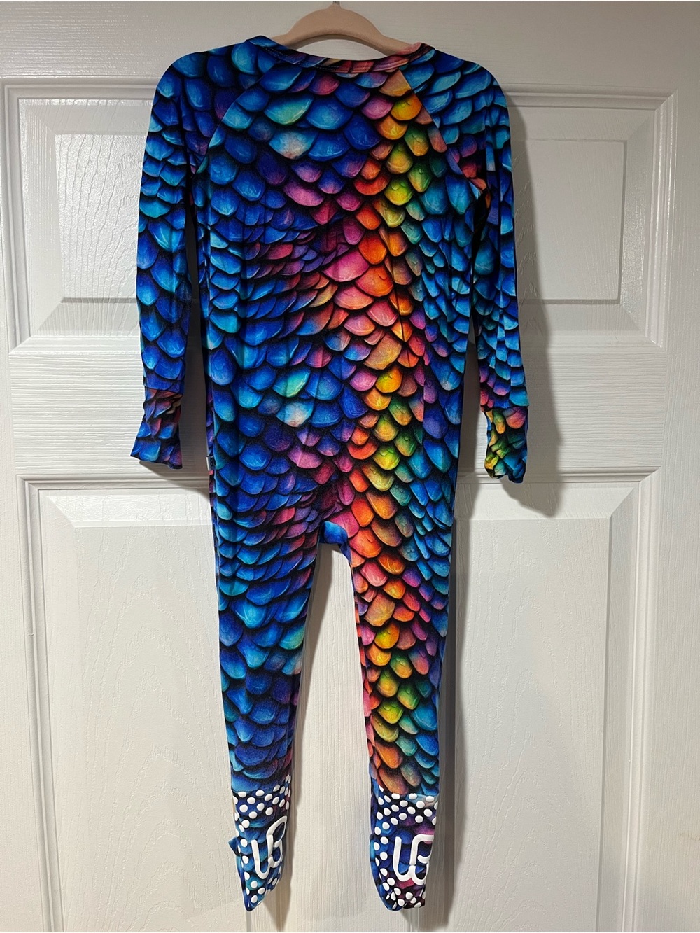 EUC Bamboo Dreambly Me Flynn the Dragon Rainbow Scale Baby Zippy - Picture 4 of 10
